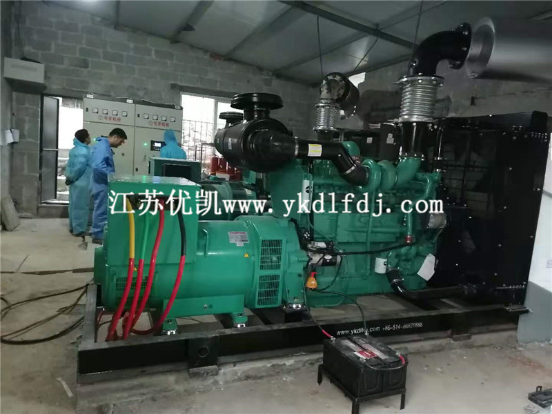 2020年11月14日，400KW重慶康明斯發電機組2臺并機交付養殖公司使用