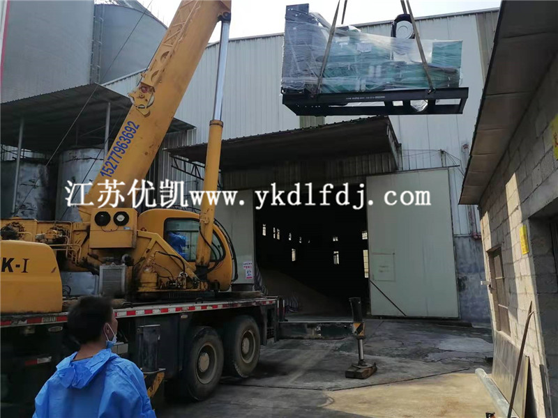 2021年9月10日，重慶康明斯550KW柴油發電機組交付廣西某畜牧業公司使用