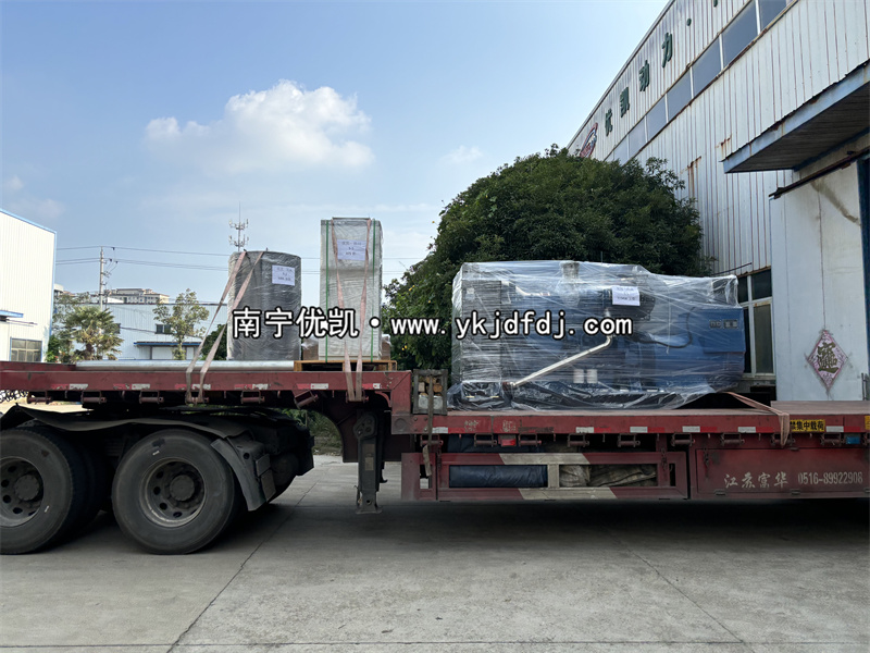 2024年9月18日，梧州藤縣項目315kw玉柴發電機組裝車發貨