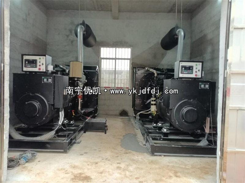 2024年2月23日，貴港項目兩臺500KW柴油發電機組安裝完成并通過驗收