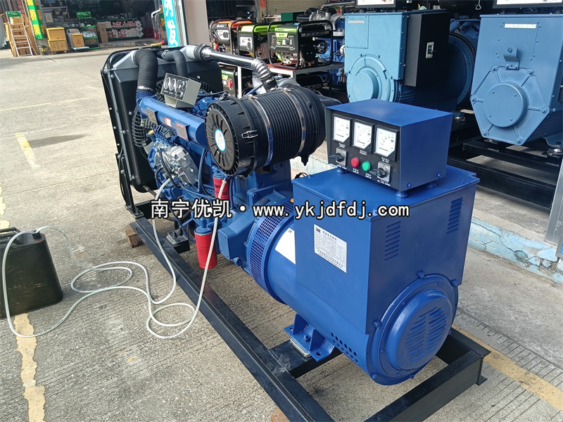 2025年7月25日，來賓項目120KW柴油發電機組試機并發貨